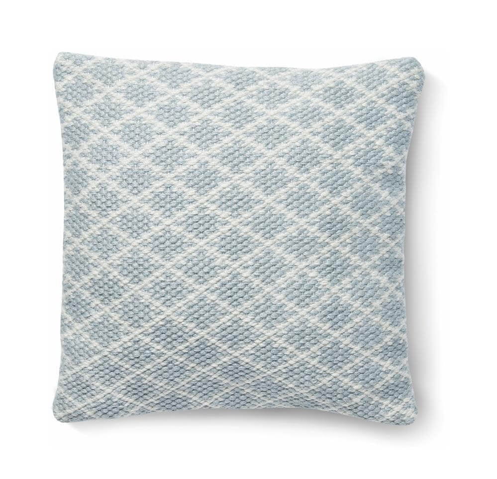 Trellis Design Woven Cushion - Bargainia.com - 5026134540767 - HWTREC_SKYGRE_045X045
