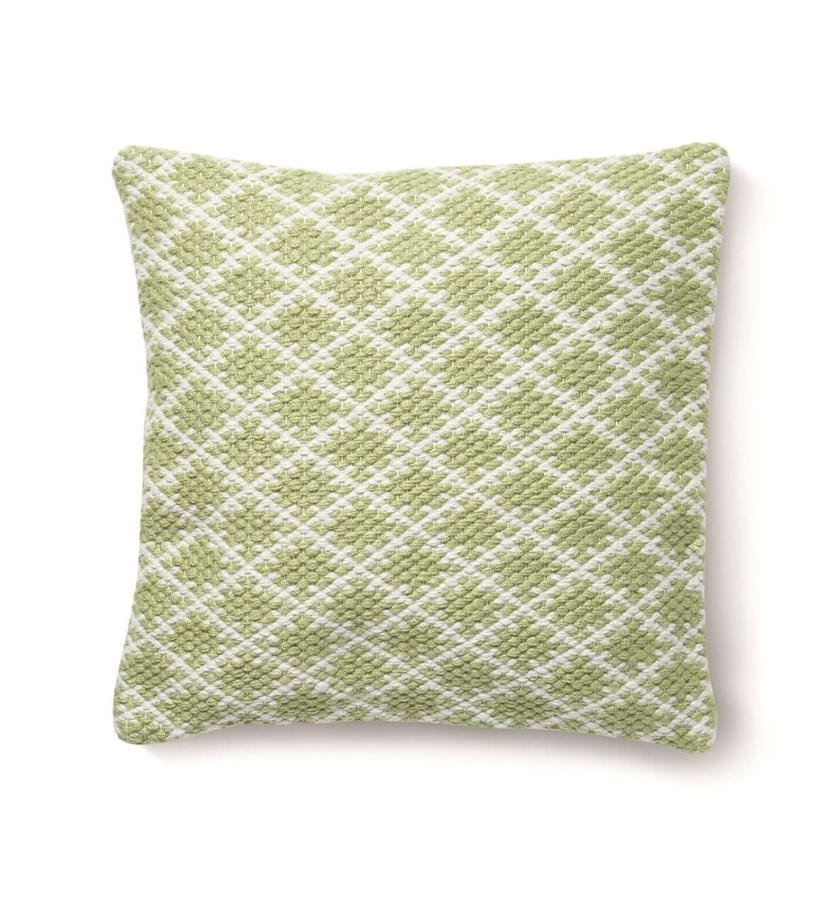 Trellis Design Woven Cushion - Bargainia.com - 5026134540910 - HWTREC_GREENX_045X045