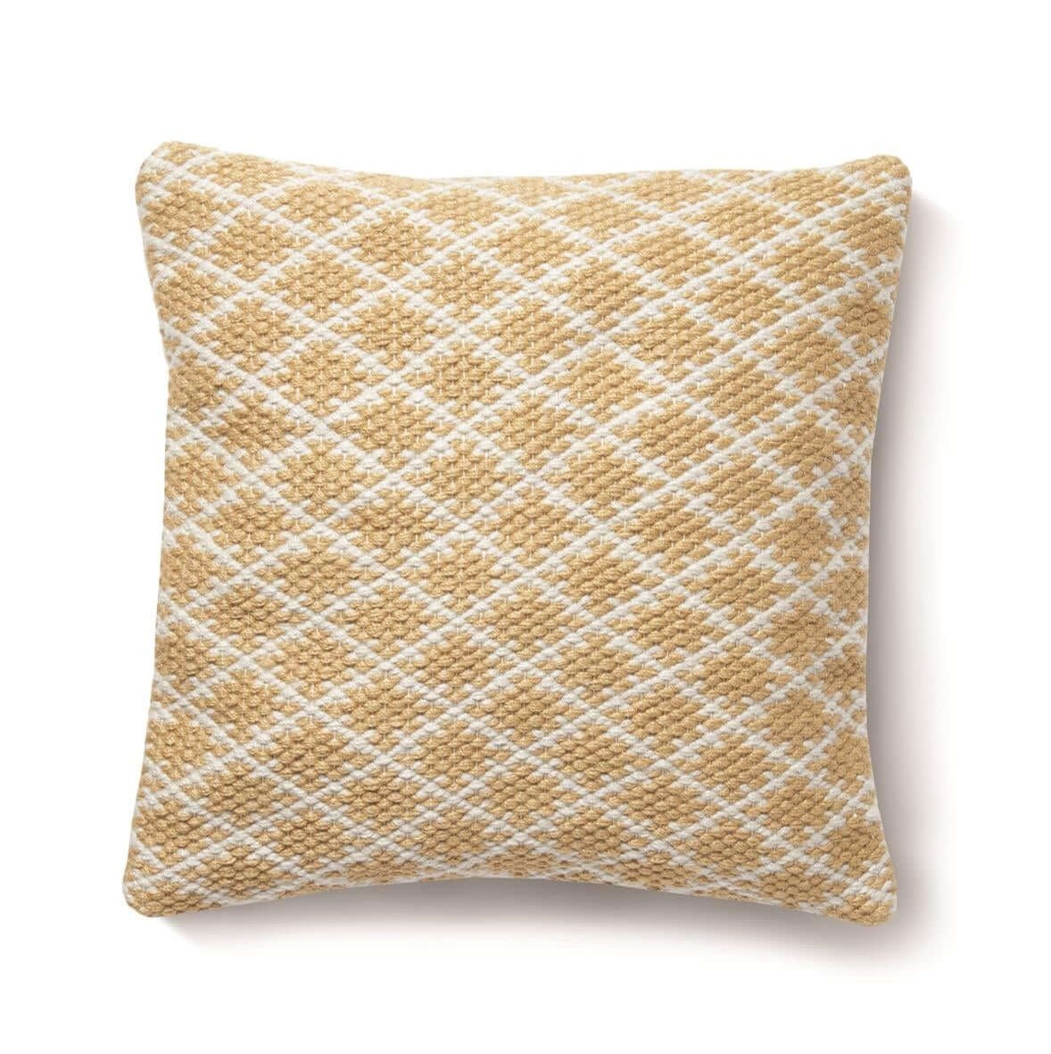 Trellis Design Woven Cushion - Bargainia.com - 5026134541368 - HWTREC_GOLDXX_045X045