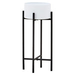 Trosa Small White And Black Floor Standing Planter - Bargainia.com - 5018705997025