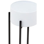 Trosa Small White And Black Floor Standing Planter - Bargainia.com - 5018705997025