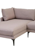 Troyes Grey Three Seat Left Chaise Sofa - Bargainia.com - 