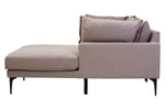 Troyes Grey Three Seat Right Chaise Sofa - Bargainia.com - 