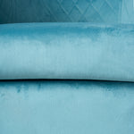 Tub Arm Chair - Stilo Velvet Blue - Bargainia.com - 