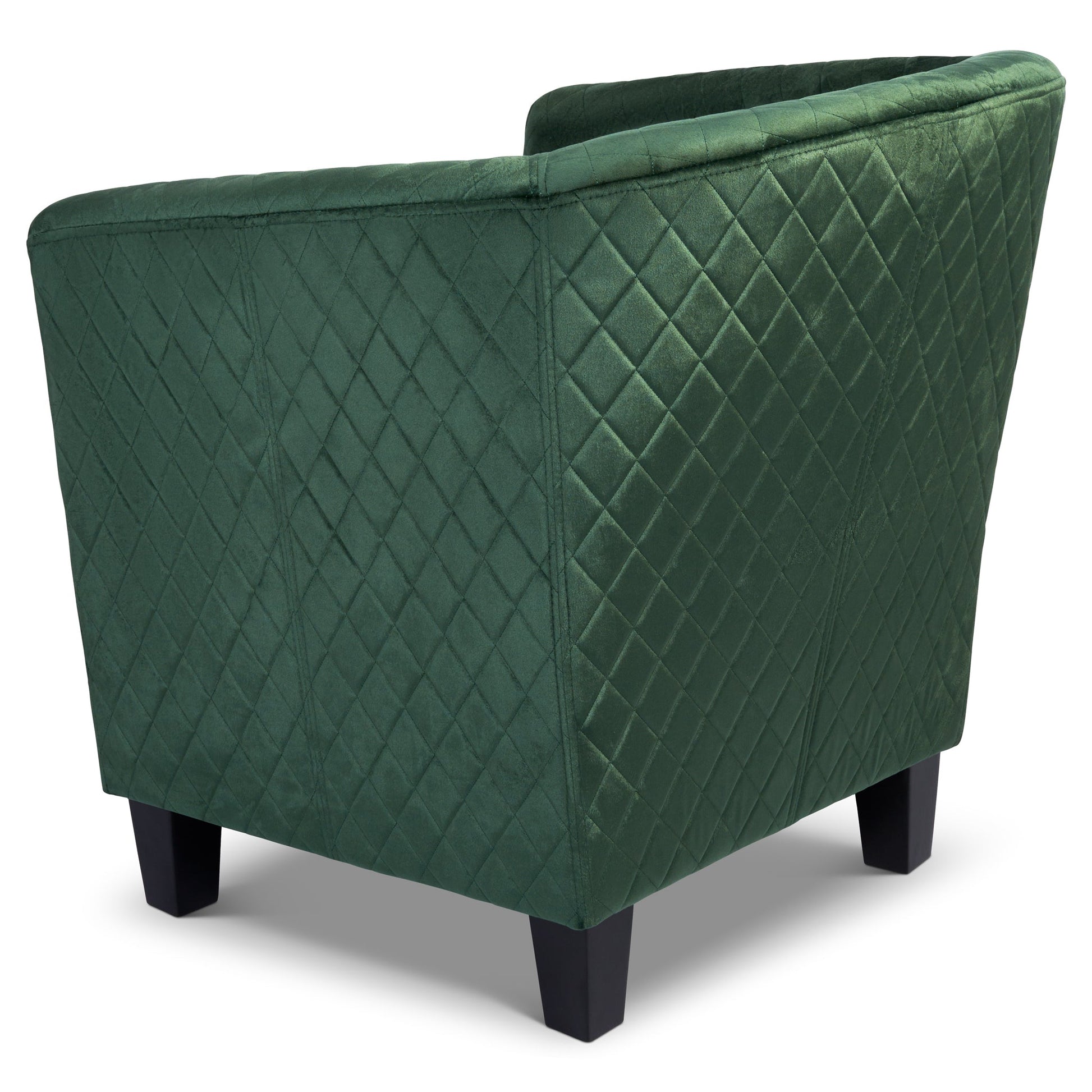 Tub Arm Chair - Stilo Velvet Green Bargainia
