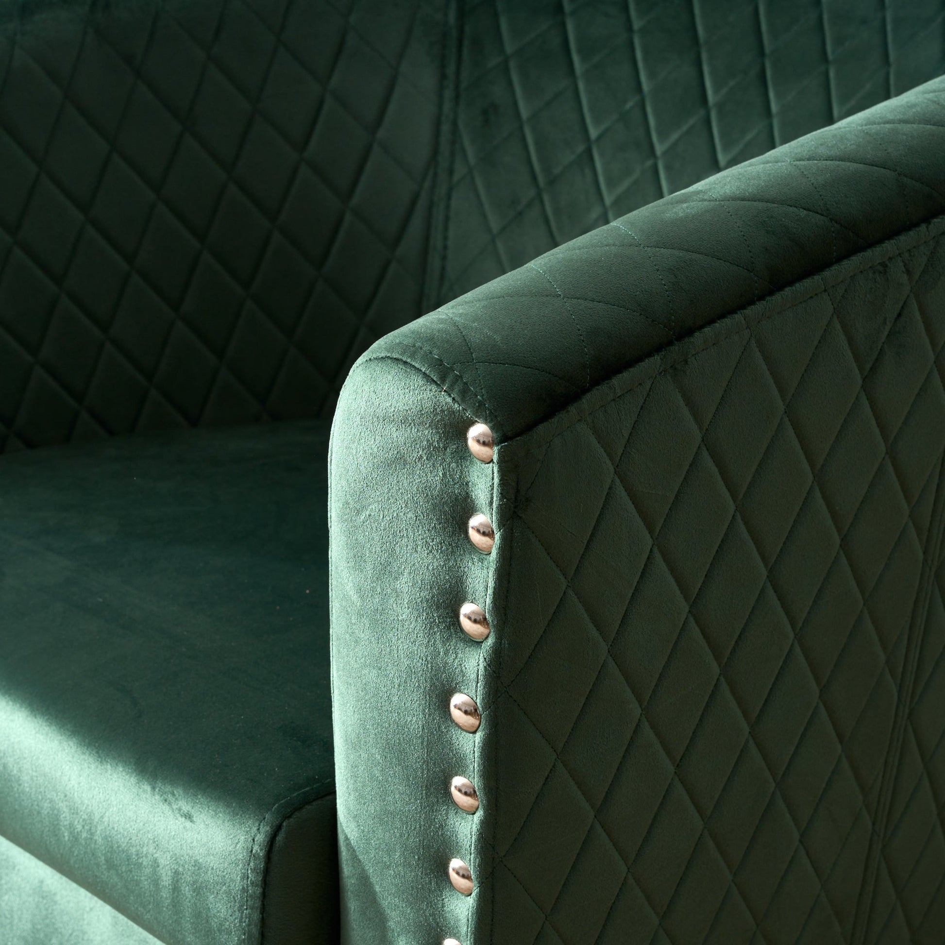 Tub Arm Chair - Stilo Velvet Green Bargainia