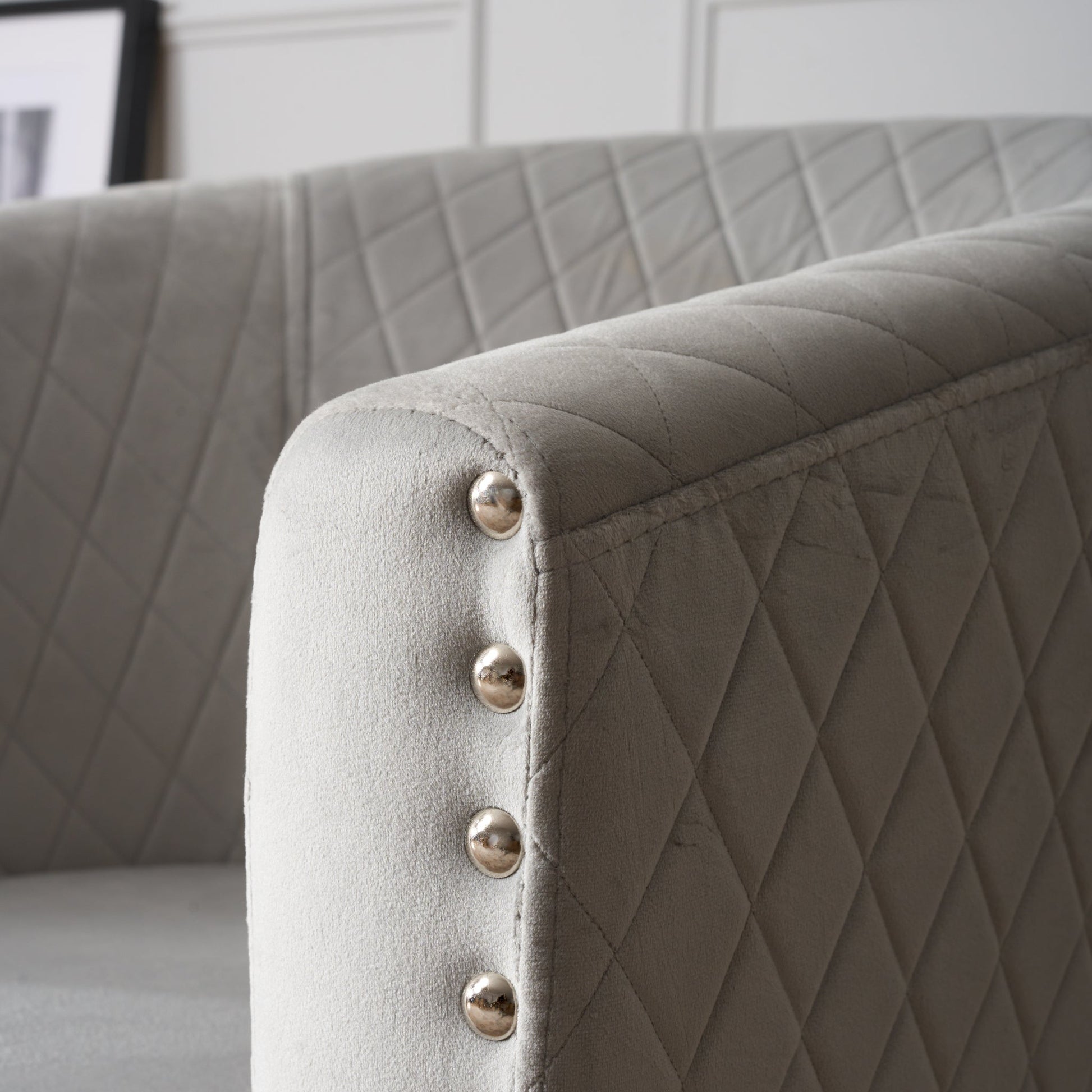 Tub Arm Chair - Stilo Velvet Grey Bargainia