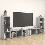 | TV Cabinet | 4 pcs 37 x 35 x 107.5 cm - Bargainia.com - 