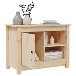TV Cabinet 70x36.5x52 cm Solid Wood Pine - Bargainia.com - 