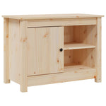 TV Cabinet 70x36.5x52 cm Solid Wood Pine - Bargainia.com - 