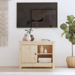 TV Cabinet 70x36.5x52 cm Solid Wood Pine - Bargainia.com - 