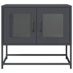 TV Cabinet Anthracite 68x39x60.5 cm Cold - rolled Steel - Bargainia.com - 