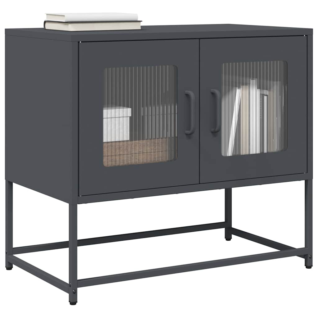 TV Cabinet Anthracite 68x39x60.5 cm Cold - rolled Steel - Bargainia.com - 