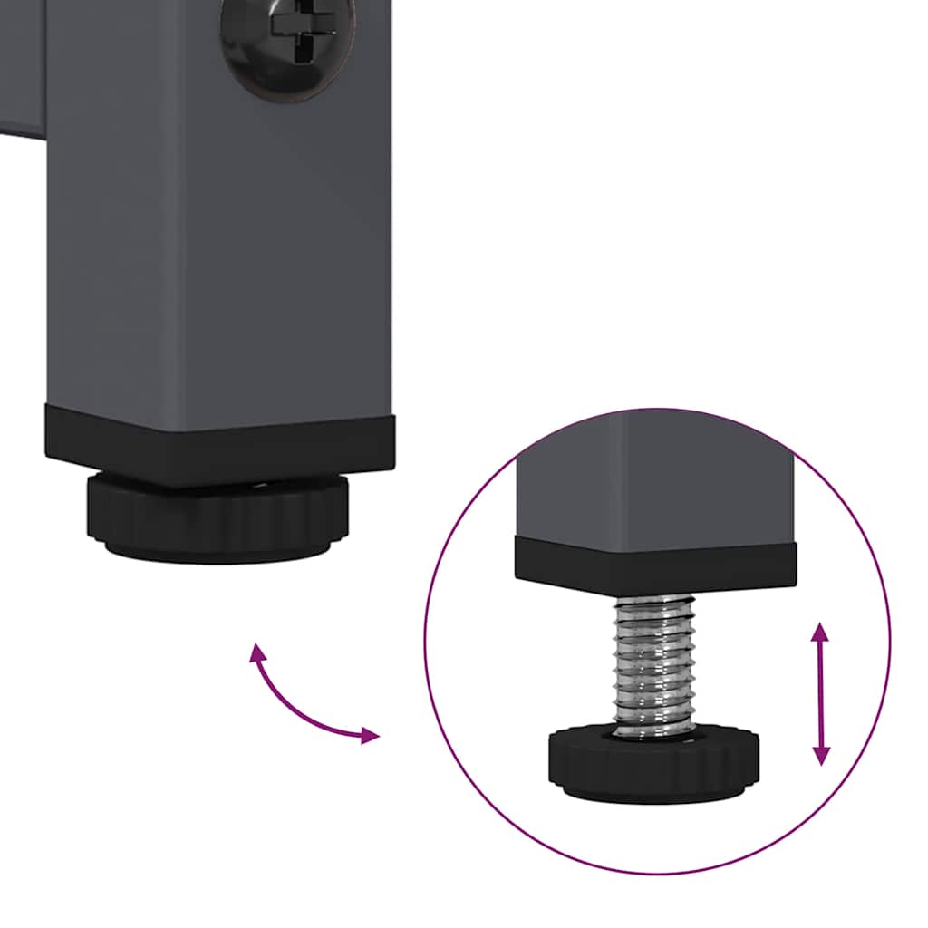 TV Cabinet Anthracite 68x39x60.5 cm Cold - rolled Steel - Bargainia.com - 8721158371683 - 853334