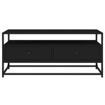 TV Cabinet Black 100x35x45 cm Engineered Wood - Bargainia.com - 