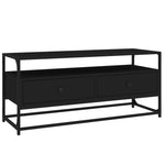 TV Cabinet Black 100x35x45 cm Engineered Wood - Bargainia.com - 