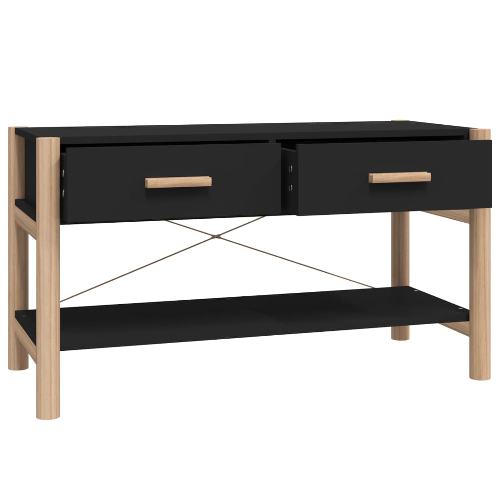 TV Cabinet Black 82x38x45 cm Engineered Wood - Bargainia.com - 