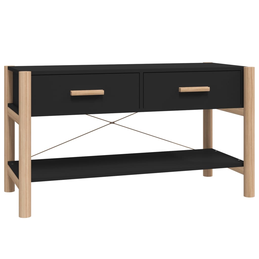 TV Cabinet Black 82x38x45 cm Engineered Wood - Bargainia.com - 