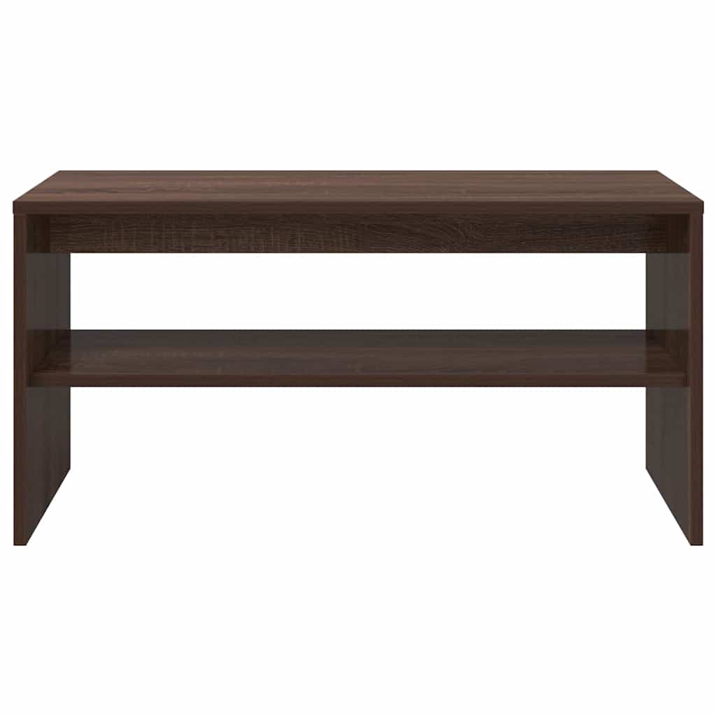 TV Cabinet Brown Oak 80x40x40 cm Engineered Wood - Bargainia.com - 