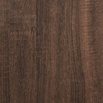 TV Cabinet Brown Oak 80x40x40 cm Engineered Wood - Bargainia.com - 