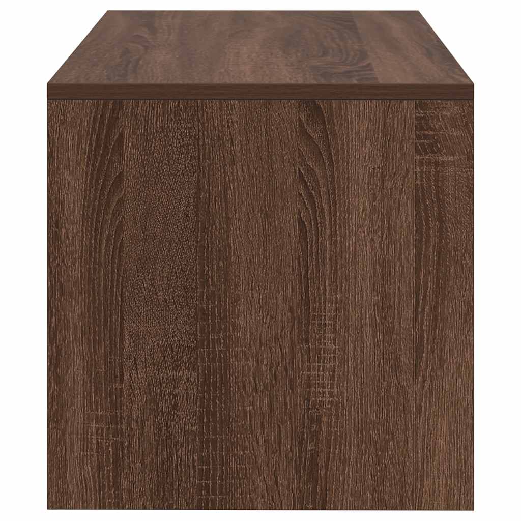 TV Cabinet Brown Oak 80x40x40 cm Engineered Wood - Bargainia.com - 8721158785312 - 859115