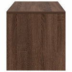 TV Cabinet Brown Oak 80x40x40 cm Engineered Wood - Bargainia.com - 
