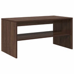TV Cabinet Brown Oak 80x40x40 cm Engineered Wood - Bargainia.com - 