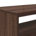 TV Cabinet Brown Oak 80x40x40 cm Engineered Wood - Bargainia.com - 