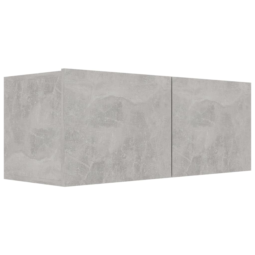 TV Cabinet Concrete Grey 80x30x30 cm Engineered Wood - Bargainia.com - 8719883914572 - 801476