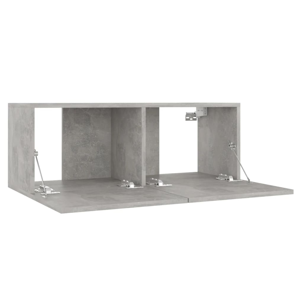 TV Cabinet Concrete Grey 80x30x30 cm Engineered Wood - Bargainia.com - 8719883914572 - 801476