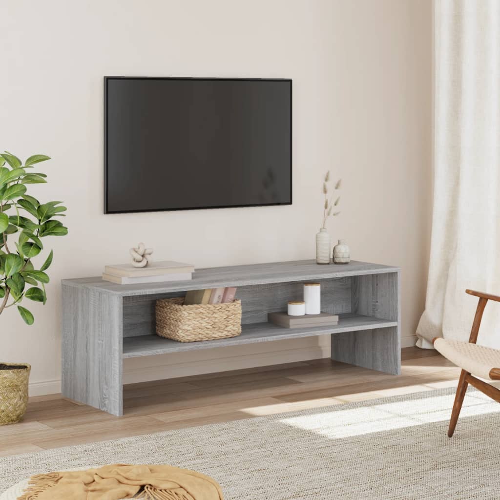 TV Cabinet Grey Sonoma 120x40x40 cm Engineered Wood - Bargainia.com - 8720845453534 - 835565