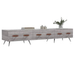 TV Cabinet Grey Sonoma 150x36x30 cm Engineered Wood - Bargainia.com - 
