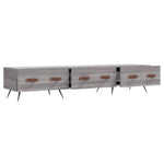 TV Cabinet Grey Sonoma 150x36x30 cm Engineered Wood - Bargainia.com - 