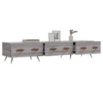 TV Cabinet Grey Sonoma 150x36x30 cm Engineered Wood - Bargainia.com - 