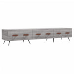 TV Cabinet Grey Sonoma 150x36x30 cm Engineered Wood - Bargainia.com - 