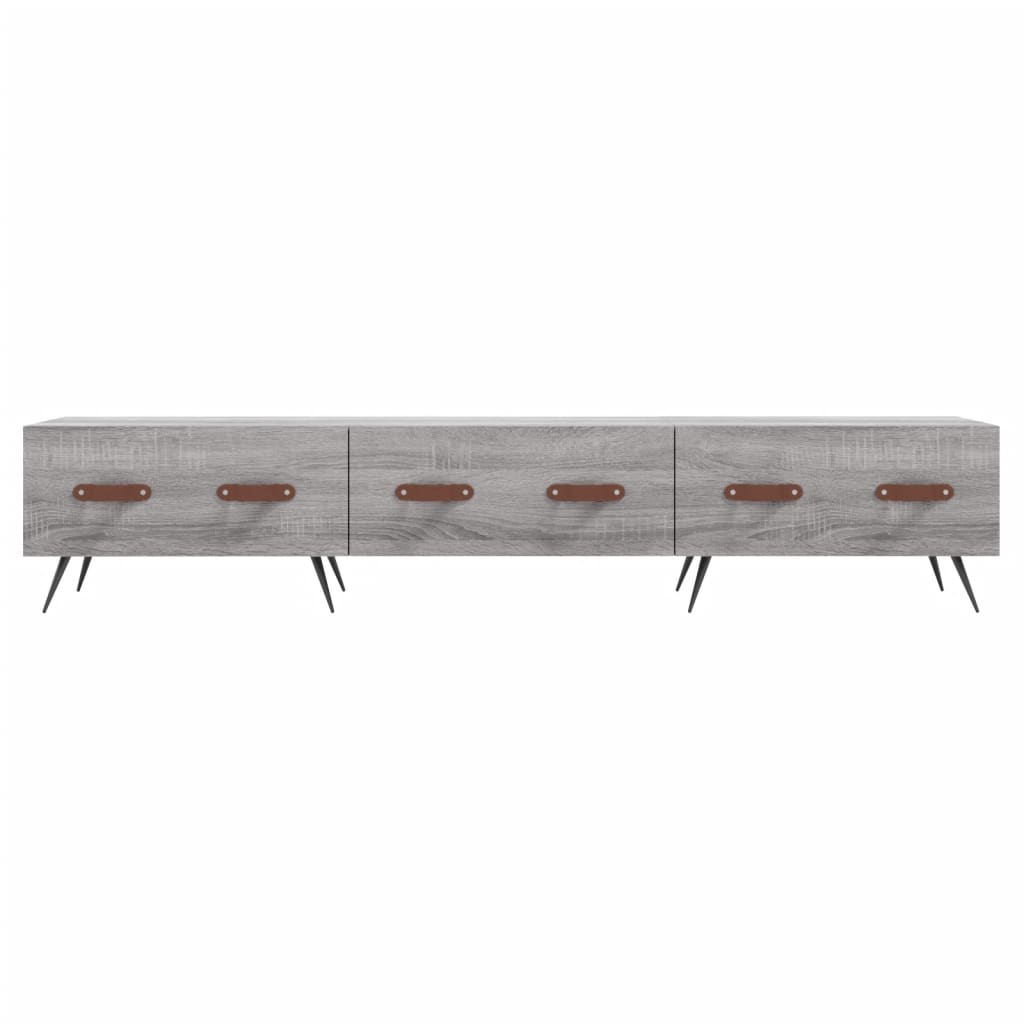 TV Cabinet Grey Sonoma 150x36x30 cm Engineered Wood - Bargainia.com - 