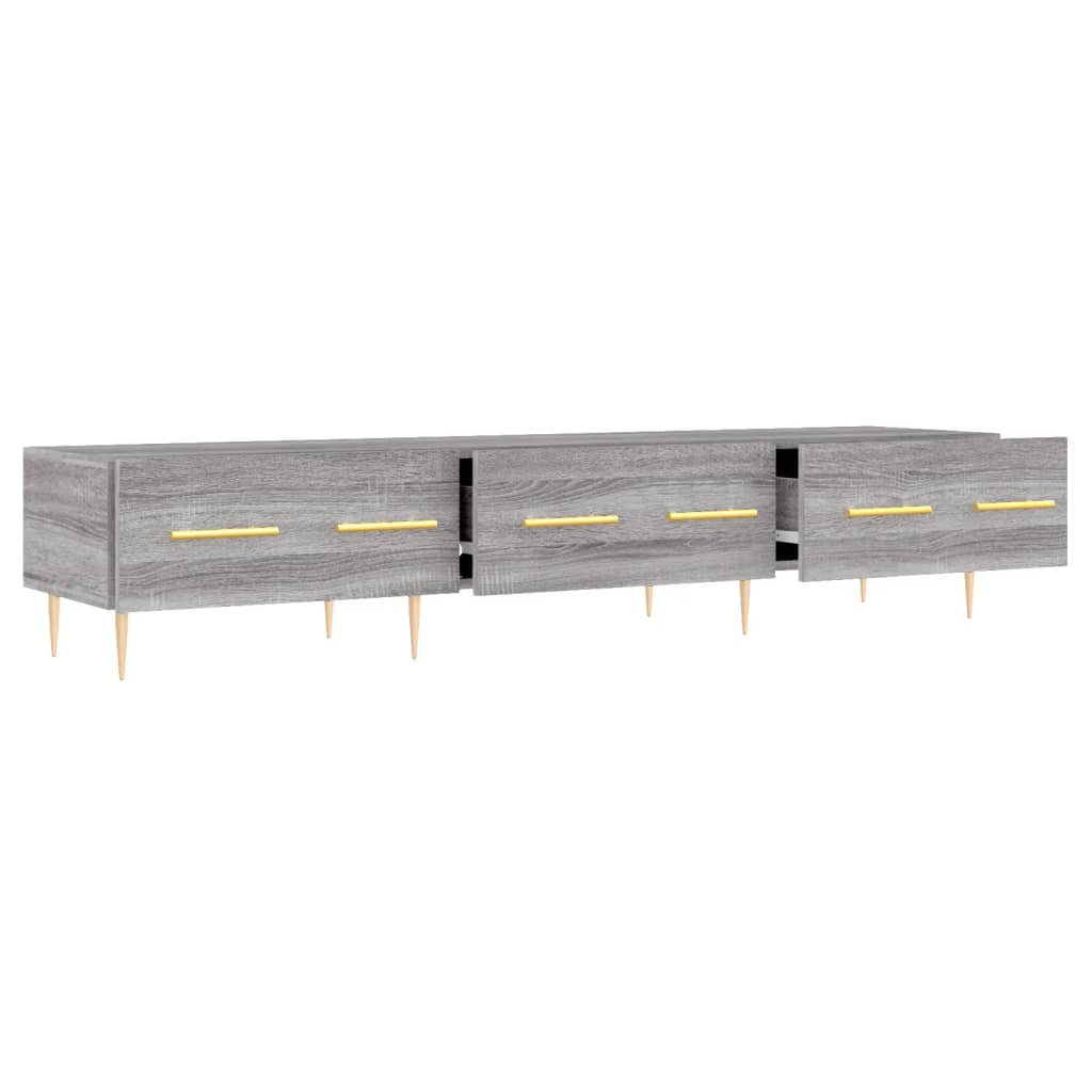 TV Cabinet Grey Sonoma 150x36x30 cm Engineered Wood - Bargainia.com - 