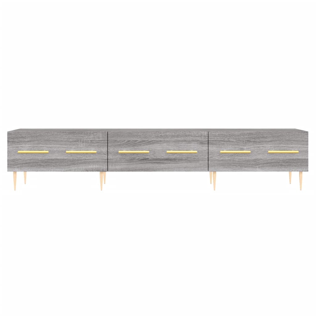 TV Cabinet Grey Sonoma 150x36x30 cm Engineered Wood - Bargainia.com - 