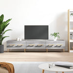 TV Cabinet Grey Sonoma 150x36x30 cm Engineered Wood - Bargainia.com - 