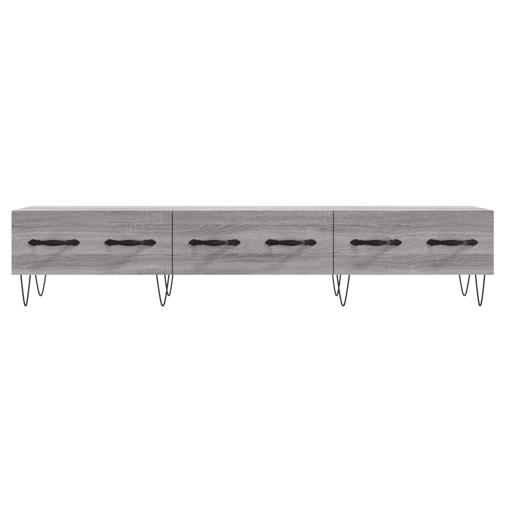 TV Cabinet Grey Sonoma 150x36x30 cm Engineered Wood - Bargainia.com - 