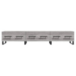TV Cabinet Grey Sonoma 150x36x30 cm Engineered Wood - Bargainia.com - 