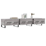 TV Cabinet Grey Sonoma 150x36x30 cm Engineered Wood - Bargainia.com - 
