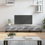TV Cabinet Grey Sonoma 150x36x30 cm Engineered Wood - Bargainia.com - 