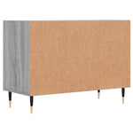 TV Cabinet Grey Sonoma 69.5x30x50 cm Engineered Wood - Bargainia.com - 