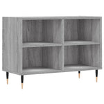 TV Cabinet Grey Sonoma 69.5x30x50 cm Engineered Wood - Bargainia.com - 
