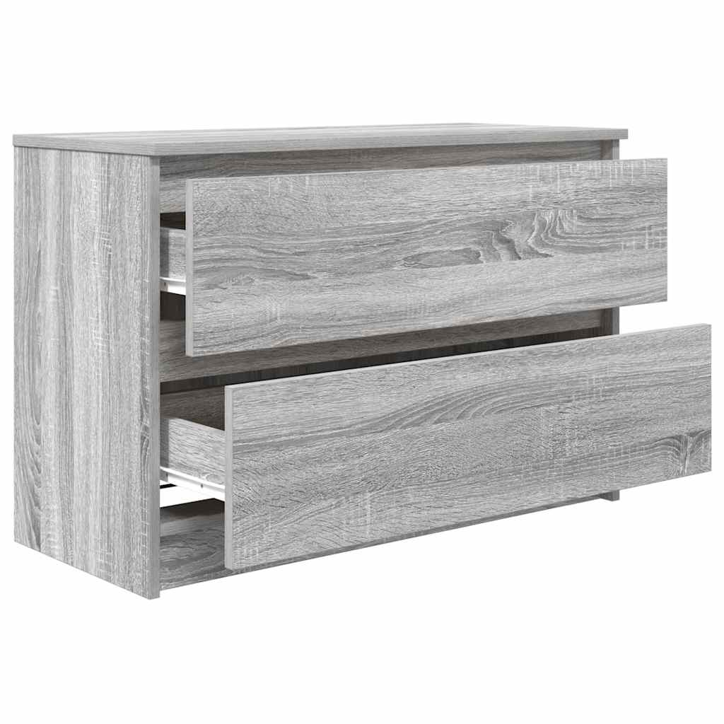 TV Cabinet Grey Sonoma 80x35x54 cm Engineered Wood - Bargainia.com - 