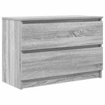 TV Cabinet Grey Sonoma 80x35x54 cm Engineered Wood - Bargainia.com - 