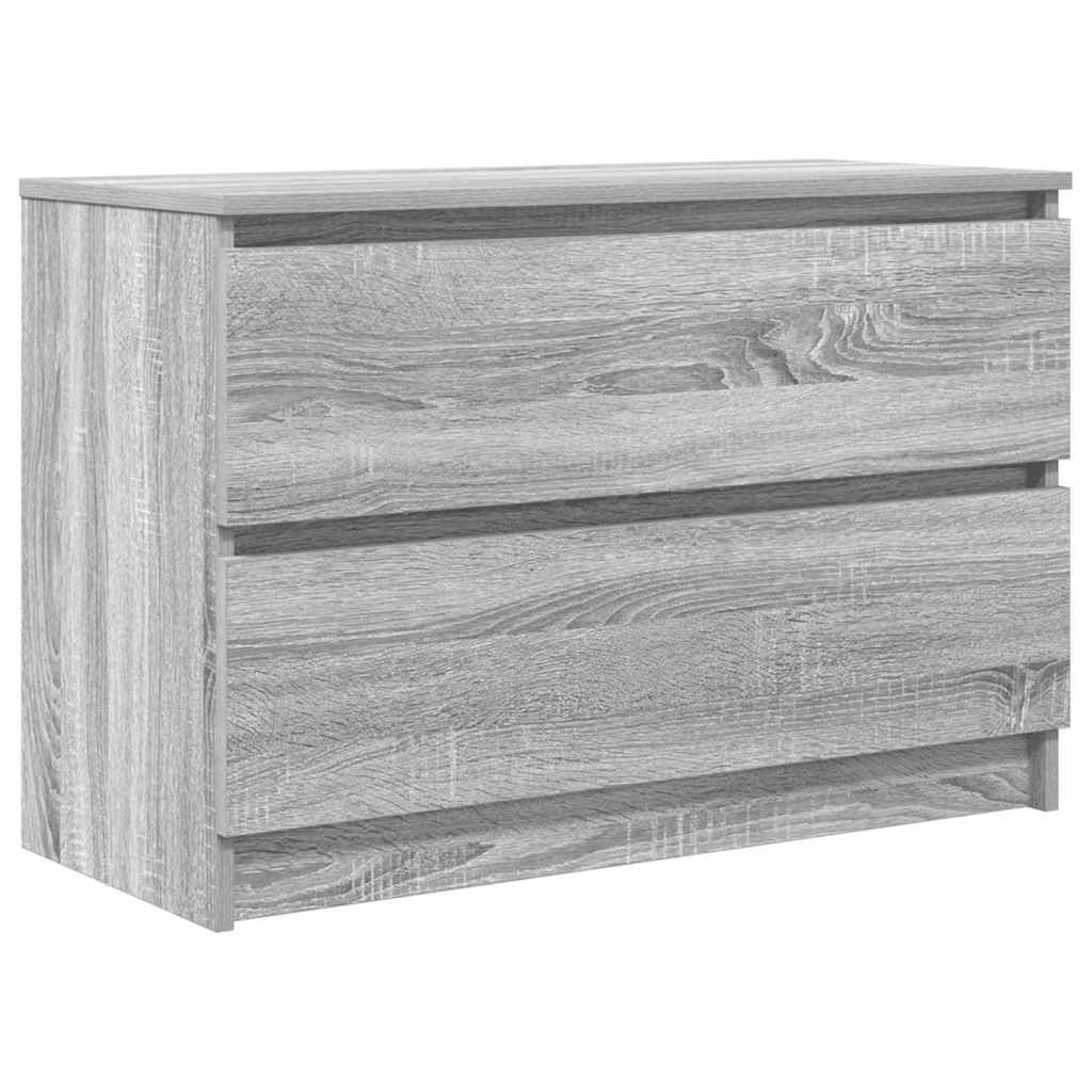 TV Cabinet Grey Sonoma 80x35x54 cm Engineered Wood - Bargainia.com - 