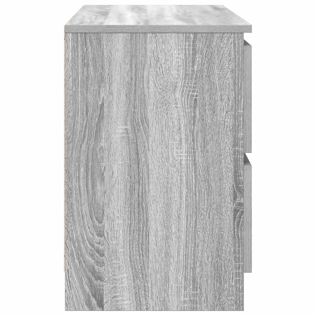 TV Cabinet Grey Sonoma 80x35x54 cm Engineered Wood - Bargainia.com - 