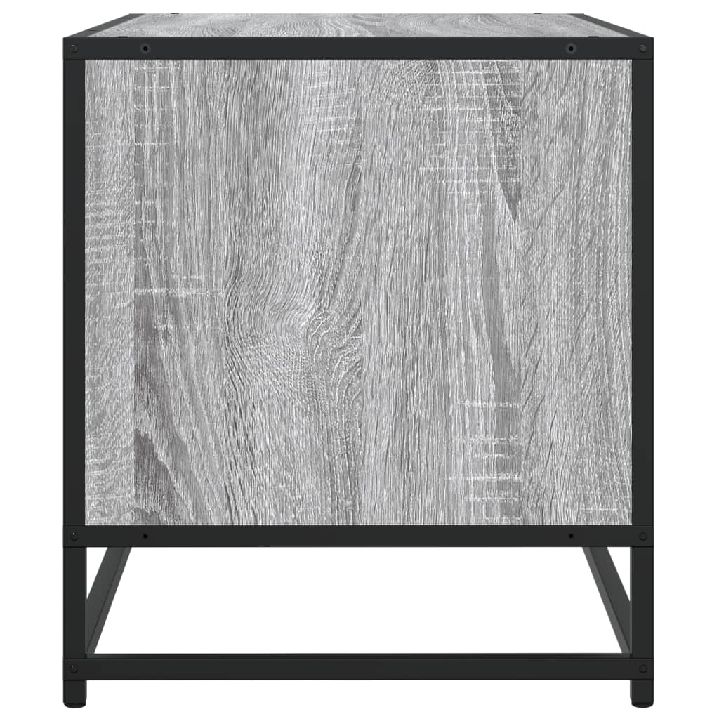 TV Cabinet Grey Sonoma 91x40x46 cm Engineered Wood and Metal - Bargainia.com - 8721102839467 - 848887